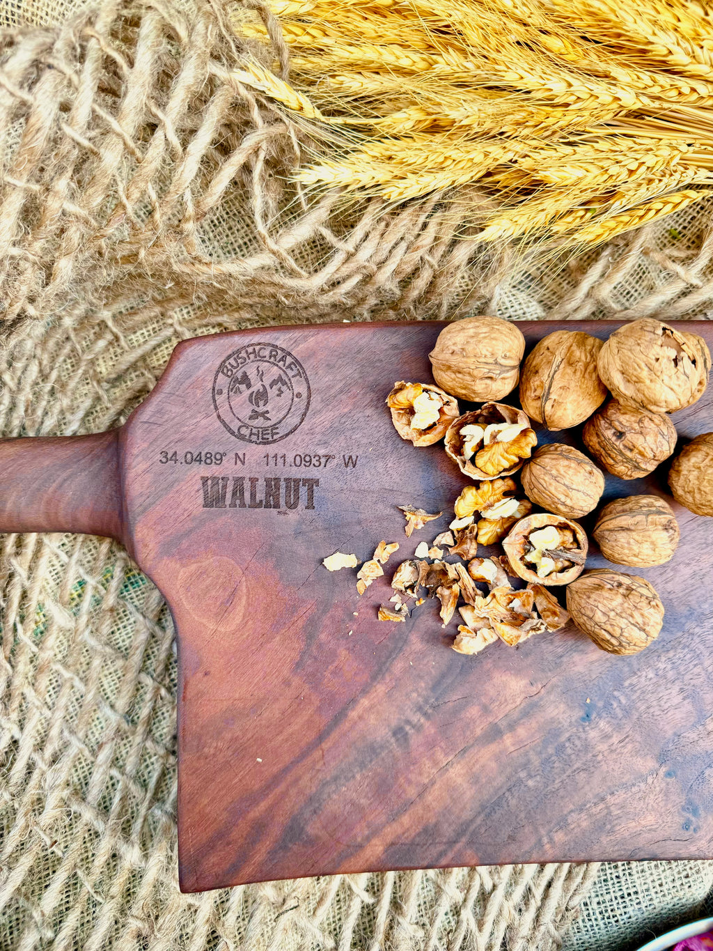 Walnut Handled Serving Slab